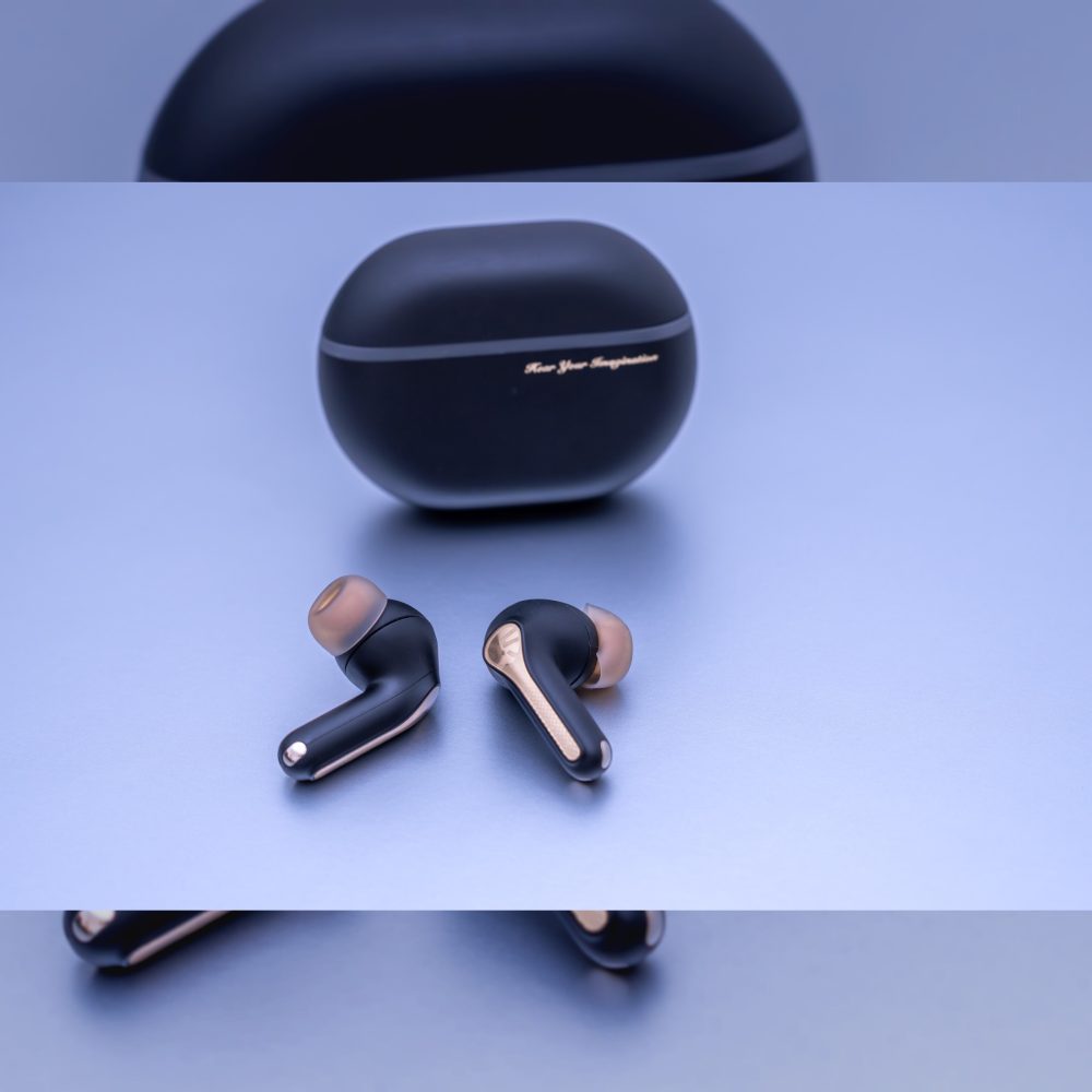 Wavelength Buds Pro true wireless earbuds and charging case